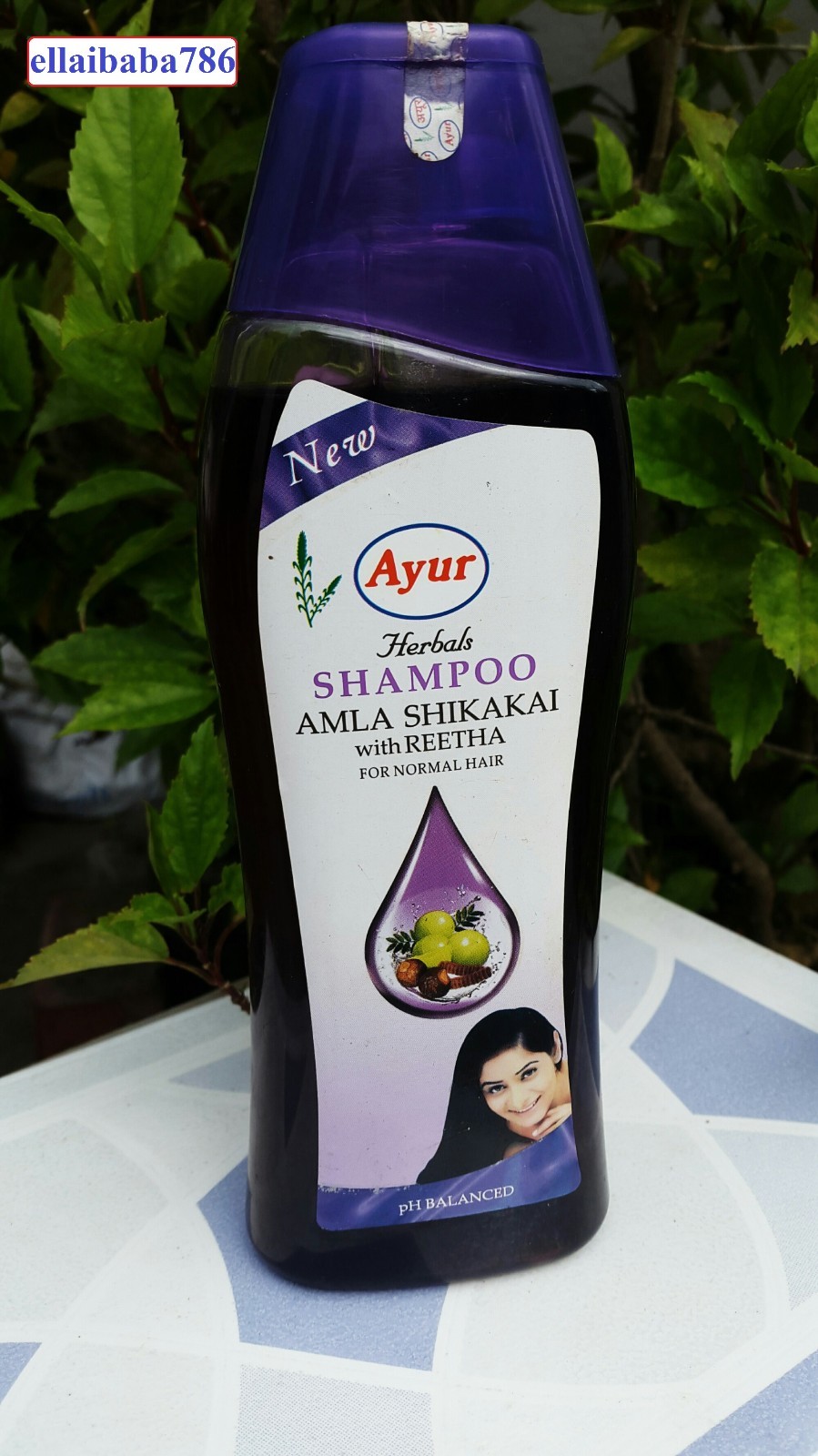 Ayur Herbal Shampoo Amla and Shikakai With Reetha For Normal Hair 100