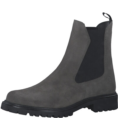 Tamaris women's Chelsea boot 1-25427-41 201 grey suede