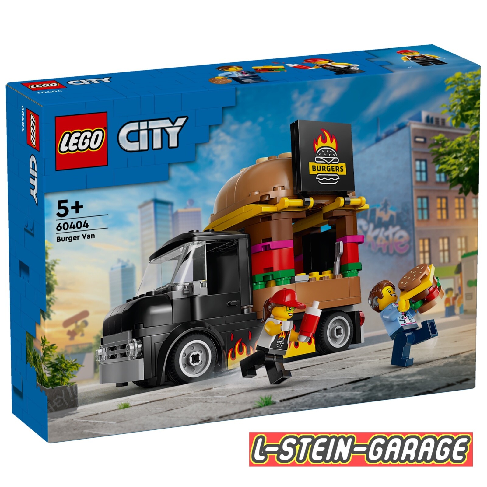 2x Lego City: 60404 Burger Truck (2024) + 60019 Kunstflugzeug Stunt Plane (2013) - Bild 10
