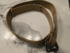 Men's D-ring Tan Belt Size 34