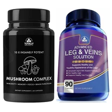Mushroom Complex Brain Function Healthy Leg Vein Blood Circulation Supplement