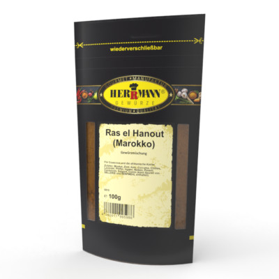 Ras el Hanout (Marokko) 100g Gewürzmischung Herrmann Gewürze