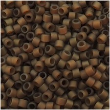 DB2403 Miyuki Delica Seed Beads Size 11/0 Matte Rootbeer Topaz 7GM Tube