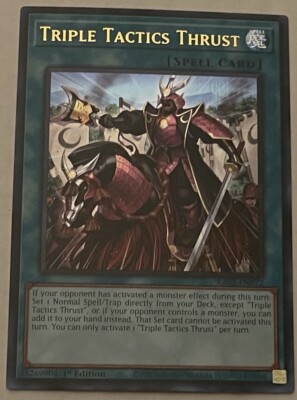 TRIPLE TACTICS THRUST ULTRA RARE RA03-DE072