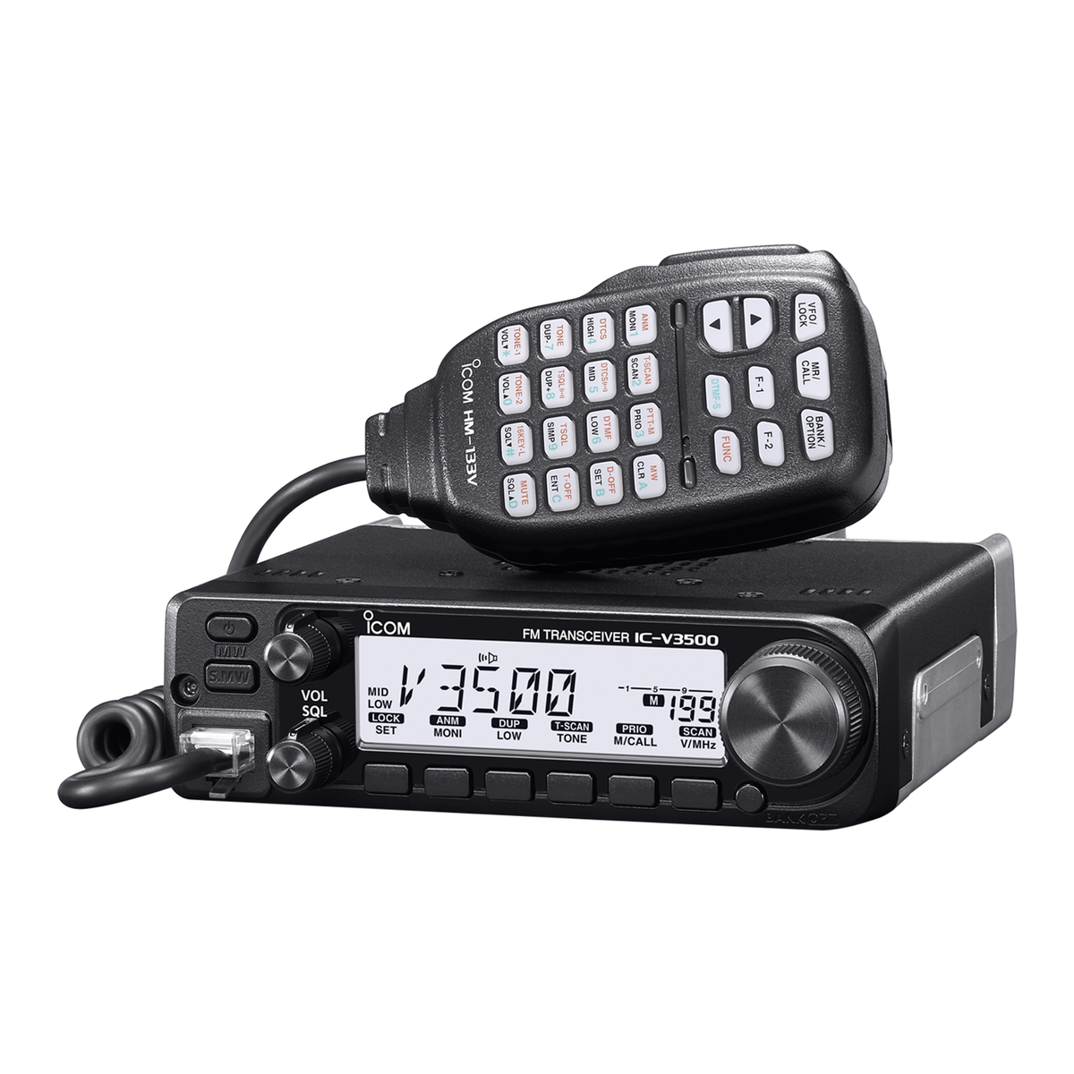 iCOM IC-2720D 50W 144MHz 430MHz 無線機 Icom IC-V3500 65W 144MHz FM Mobile Transceiver | eBay