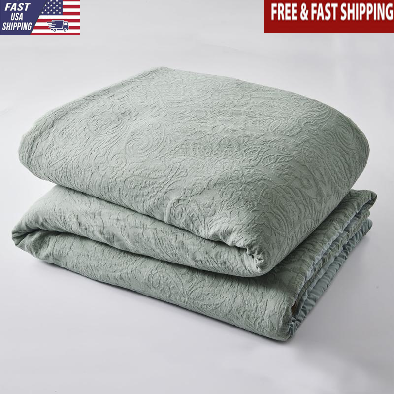 Comforter Set 3 Pc Bedding Breathable Adults Teens Queen Household Bedroom Decor-image