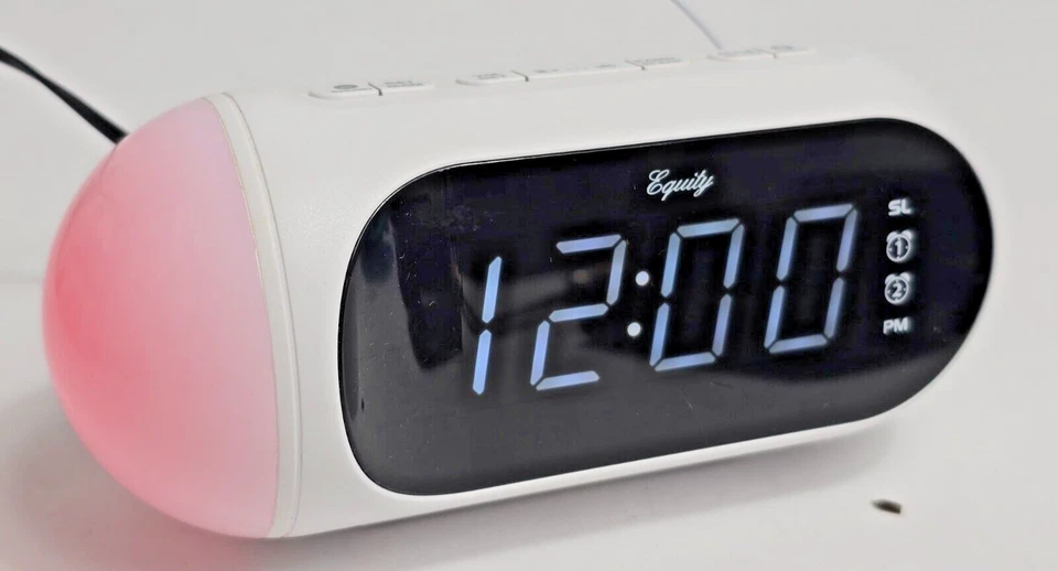 Equity Clock Radio with Nature Sounds and Mood Light Model: M80734 - Image 4 of 4