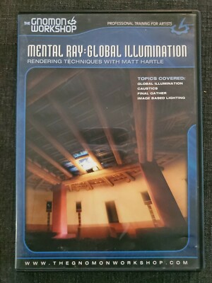 Gnomon Workshop Mental Ray Global Illumination DVD Caustics Artists Matt Hartle