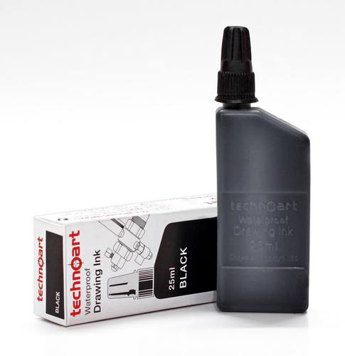 Technical Drawing Ink Bottle Compatible With Rotring Isograph Pens Multi Colour - Picture 10 of 16