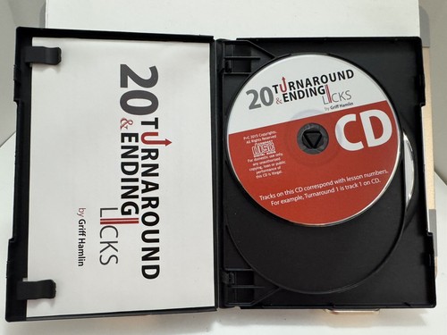 20 Turnaround & Ending Licks, di Griff Hamlin, 1 DVD-CD, 2015 - Foto 2 di 2