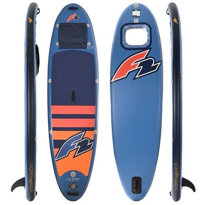 F2  SUP Stand Up Paddle Board Ocean Sight Board Only 320cm 10,5 Blau