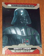 Topps Chrome Star Wars Darth Vader Sith Lord Card-27S