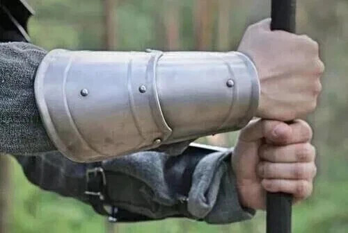 Fait à la Main Knight Protection Paire De Brassards Bras Armor Cadeau - Photo 3 sur 4