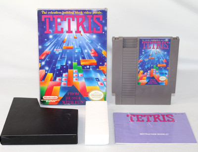 Tetris NES Nintendo Complete CIB Authentic & Tested! Nice!