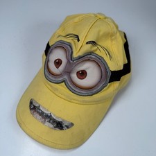 Despicable Me 2 Minions Boys Yellow One Size Adjustable Cotton Baseball Cap