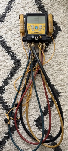 Fieldpiece SM480V 4-port SMAN Refrigerant Manifold + Micron Gauge Great Price !