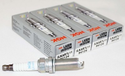 4 Pack Genuine NGK 94124 Laser Iridium Spark Plugs ILKAR7L11 for Mazda Toyota
