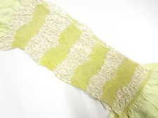 7818556: JAPANESE KIMONO / OBIAGE / SILK / SHIBORI