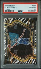 2022 PANINI SELECT ZEBRA #289 OCHAI AGBAJI PSA 10