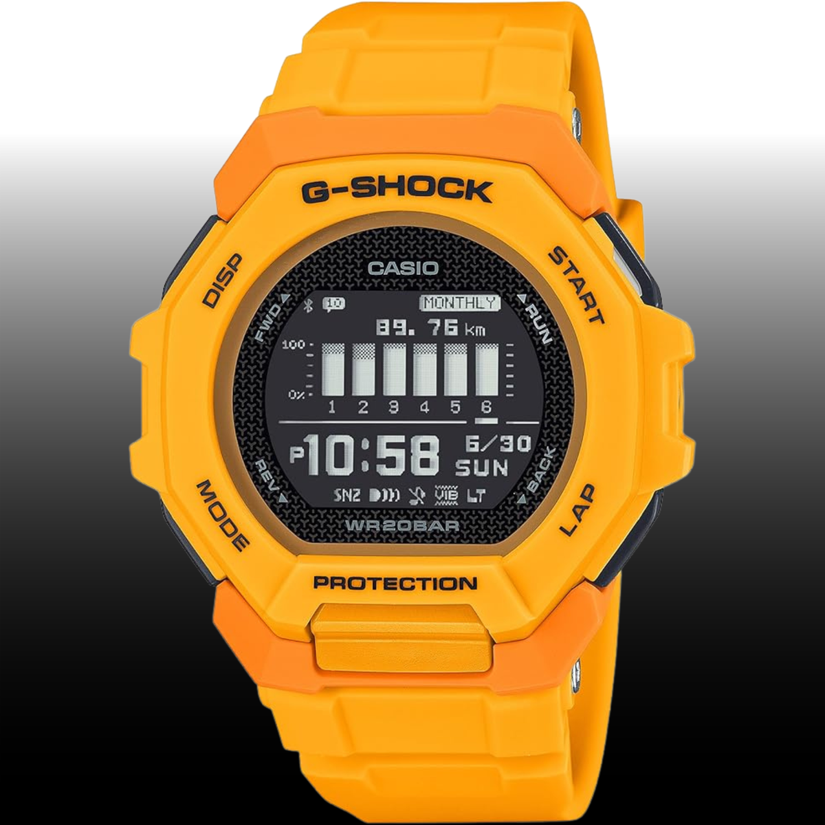 時計 CASIO G-SHOCK GBD-300-9DR G-SHOCK GBD-300-9DR Sports Watch Bluetooth, MIP Display, 20BAR