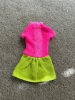 Vintage Mattel Barbie Mod Dress Fancy Dancy #1858 Pink & Green