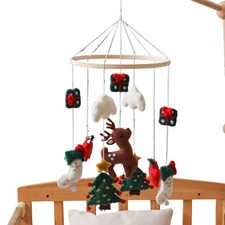Baby Mobile For Crib Christmas Nursery Mobile Wind Chime Christmas Tree Decor
