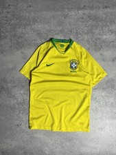 Vintage Nike Brazil CBF Soccer Jersey Yellow Vintage Football Shirt Mens Size S
