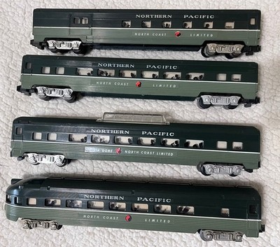 AF Northern Pacific 5-digit Passenger Car Set, 1958