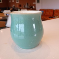 Denby Green Marmalade Jam Pot (No Lid)  Small Stoneware Glazed Cream Inside #1