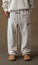 Essentials Fear Of God Sweatpants SS22 Light Oatmeal Small NWT