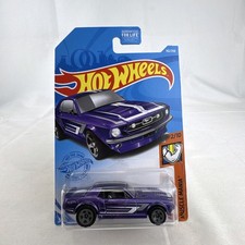 Hot Wheels 1:64 1967 Ford Mustang Coupe Muscle Mania Purple Diecast Car 192/250