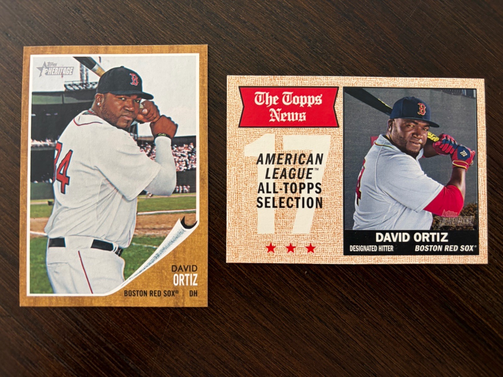 David Ortiz #3 Baseball Cards 2011 Topps Heritage trading card — raw and PSA graded price guide
