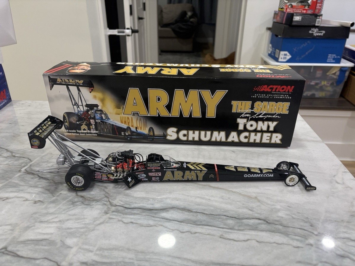 Tony Schumacher 2001 Army Top Fuel Dragster NHRA 1/24 Diecast