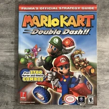 Mario Kart: Double Dash Official Prima Strategy Guide Nintendo GameCube VG+