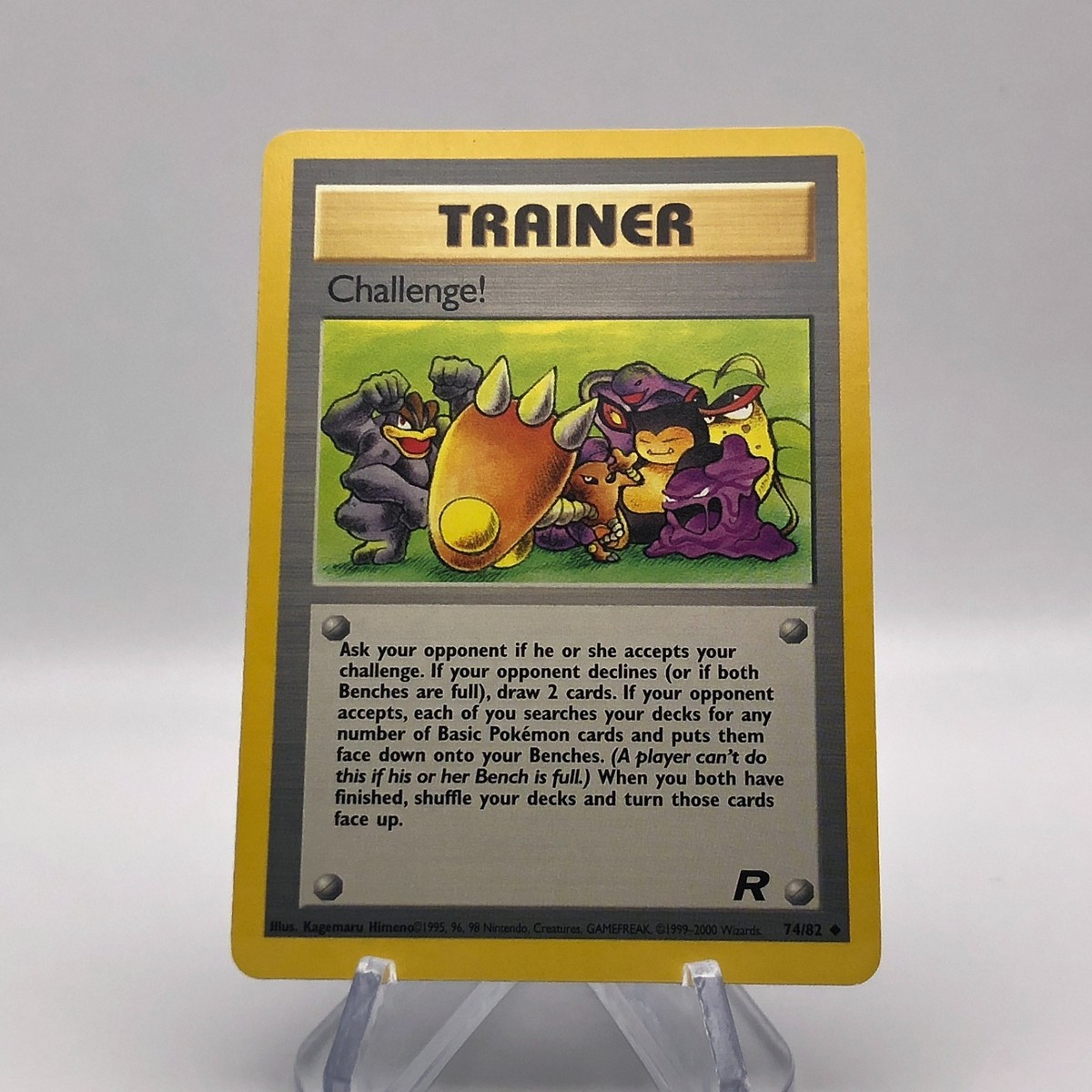 Pokemon Team Rocket - Challenge! 74/82 - Uncommon Trainer - LP | eBay