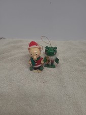 Two Vintage Chrismas Ornaments