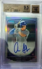 BGS 9.5/10 AARON JUDGE AUTO 2013 Bowman Chrome REFRACTOR Rookie RC TRUE GEM MINT