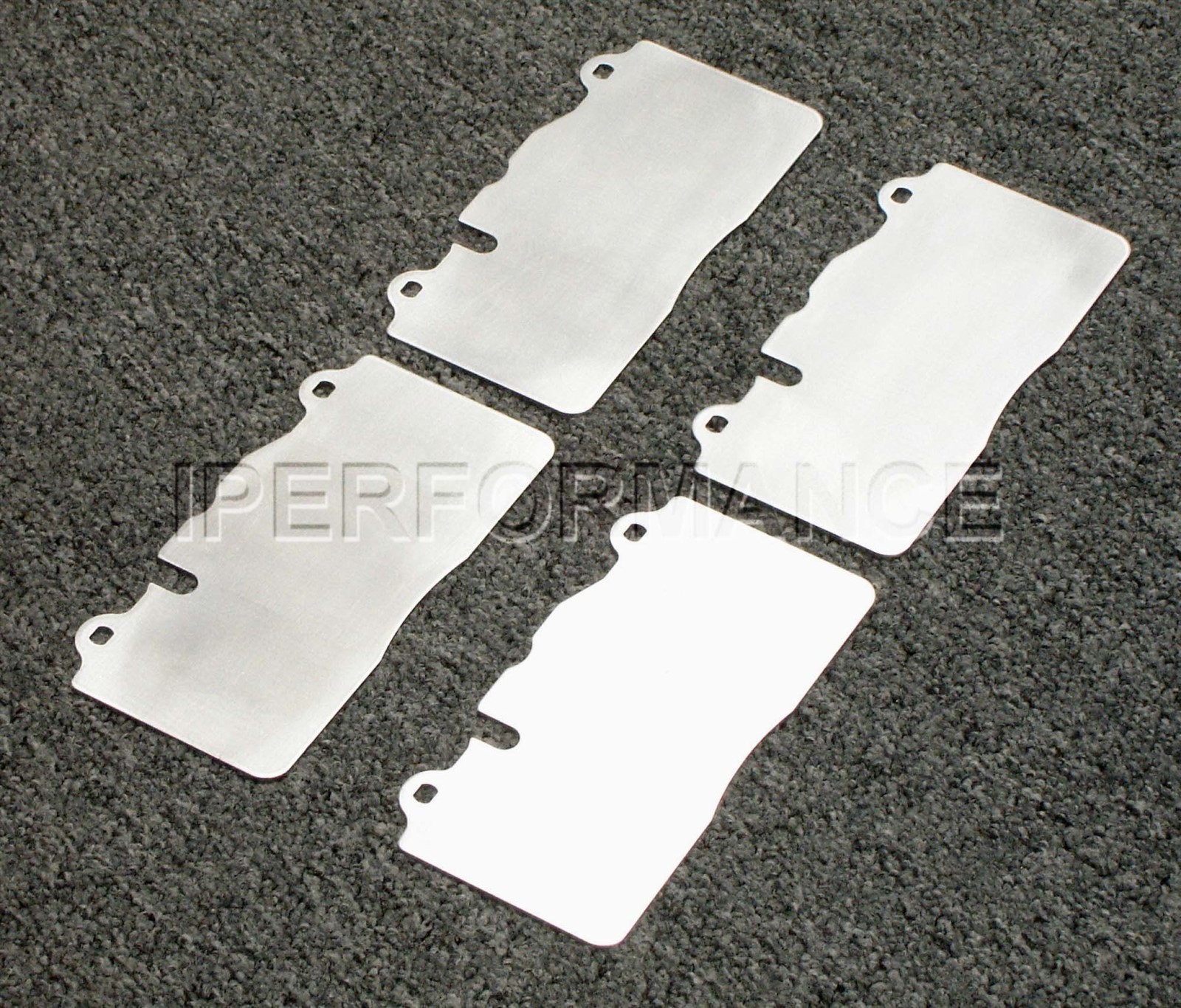Titanium Brake Pad Shim Heat Shield Set for Ferrari F430 Scuderia Ceramic FRONT