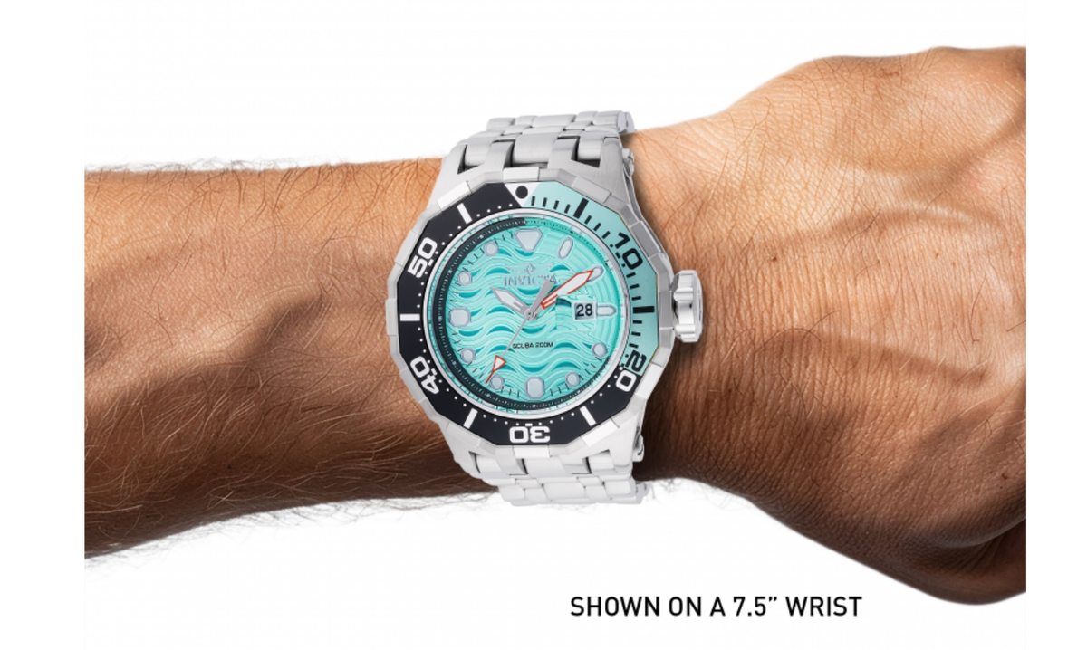 Invicta Pro Diver Scuba Wave 200M Men's 52mm Deep Sea Teal Quartz