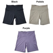 DKNY Women's Buttery Soft Lightweight Mid-Rise 7" Inseam Bike Short