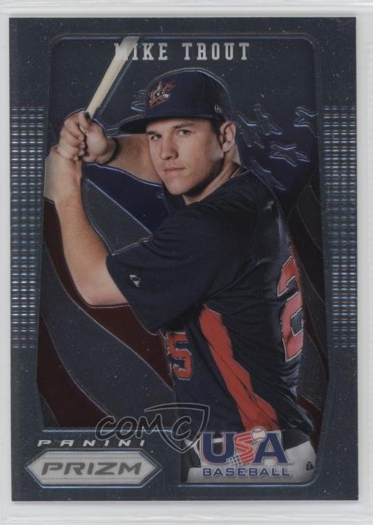 2012 Panini Prizm USA Baseball Mike Trout #USA1 0g6d