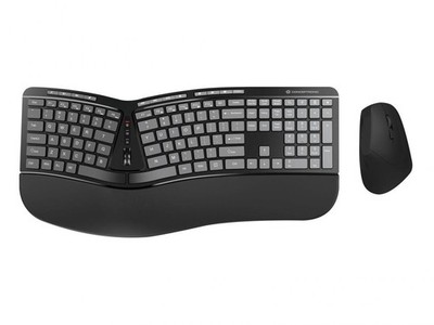 Conceptronic W128829611 ORAZIO02US Ergo Wireless Ergonomic  Keyboard & Mouse ~E~