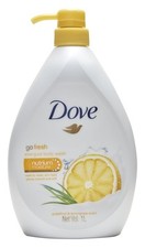 Dove Go Fresh Energize Body Wash, Grapefruit and Lemongrass Scent, 33.8...