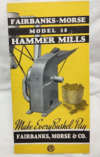 1930's Fairbanks Morse & Co. Model 38 Hammer Mills Sales Brochure
