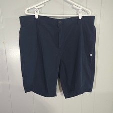 Hurley Hybrid Walk Shorts Mens 42 Navy Blue Quick Dry Stretch Chino Boardshorts
