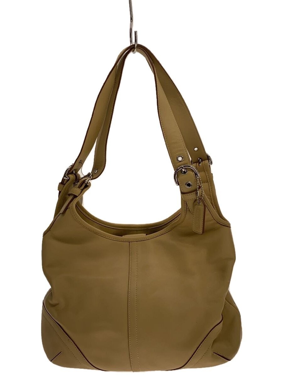 Authentic Coach Leather Handbag 9x21x26cm Pre-Owned 9249-image