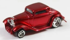 DUB City 1932 Ford Coupe Diecast Model Car 1:64 Red Old Skool