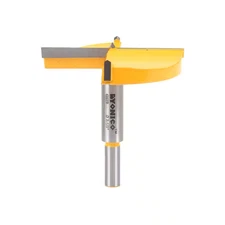 Forstner 3-1/2 In. Dia 10Mm Shank Solid Hardened Steel Forstner Bit