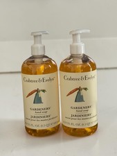 Crabtree  Evelyn Gardeners Hand Wash Set 2 Pack 16.9 oz Fresh Citrus Herbal