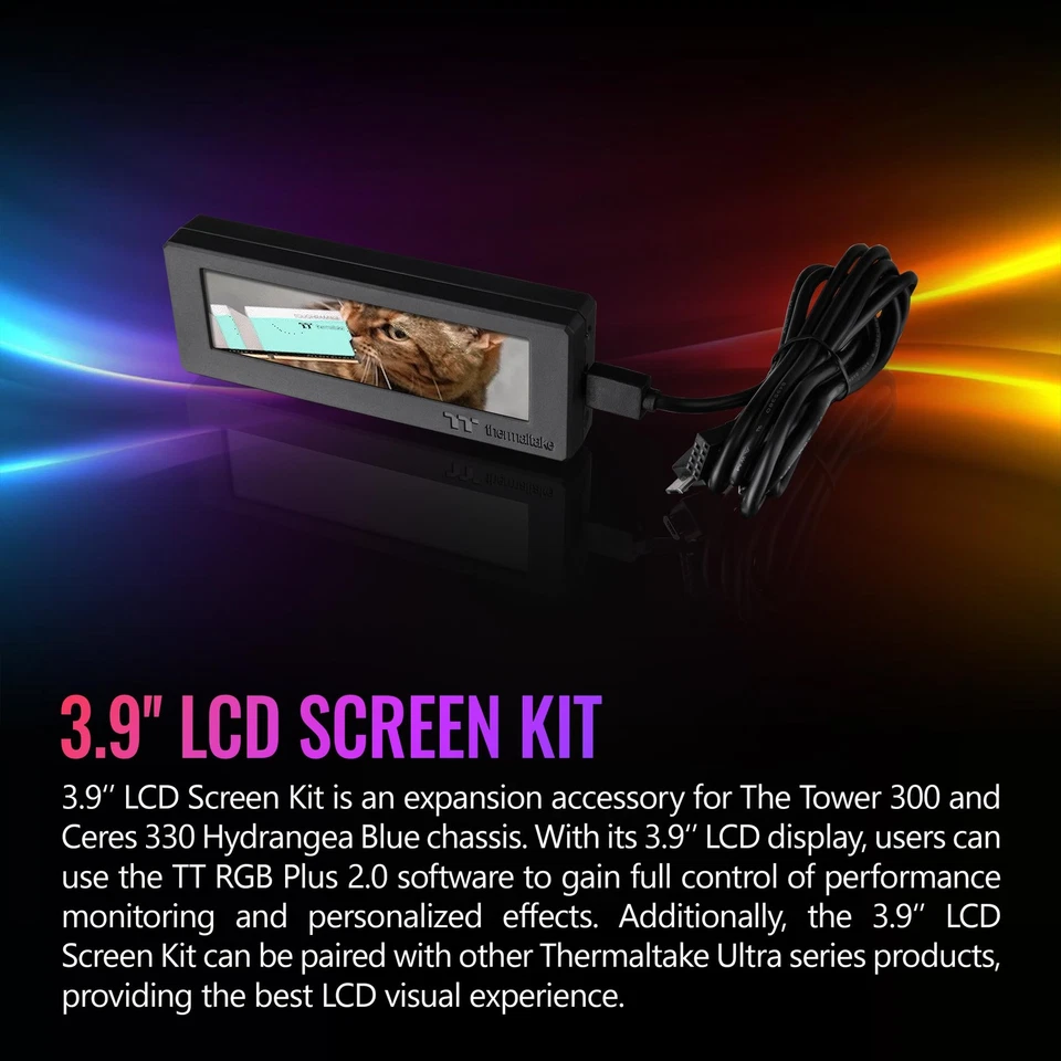 Tower 300/600 Series LCD Panel Kit; 3.9" LCD Display; Supported by Tt RGB Plu... - Image 2 of 4